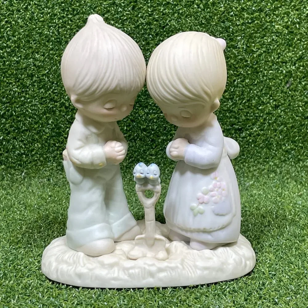 Vintage 1978 Precious Moments Prayer Changes Things Porcelain Figurine